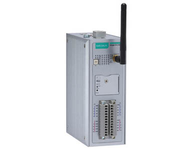 Moxa ioLogik 2542-WL1-US-T - Smart Remote I/O with 4 AIs, 12 DIOs, -30 to 70  Degree C by MOXA
